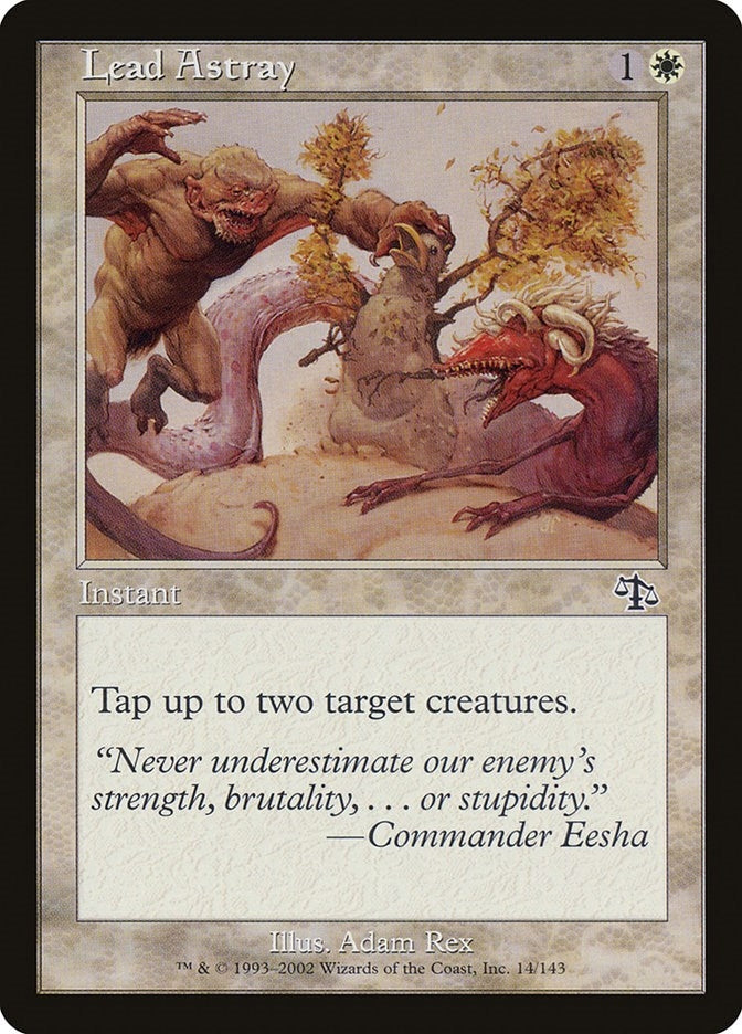 Image for Lead Astray (14) (Judgment) (JUD) - Magic: The Gathering