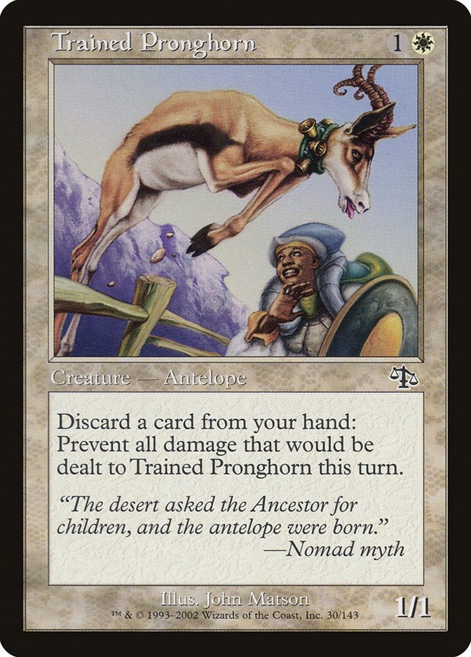 Image for Trained Pronghorn (30) (Judgment) (JUD) - Magic: The Gathering