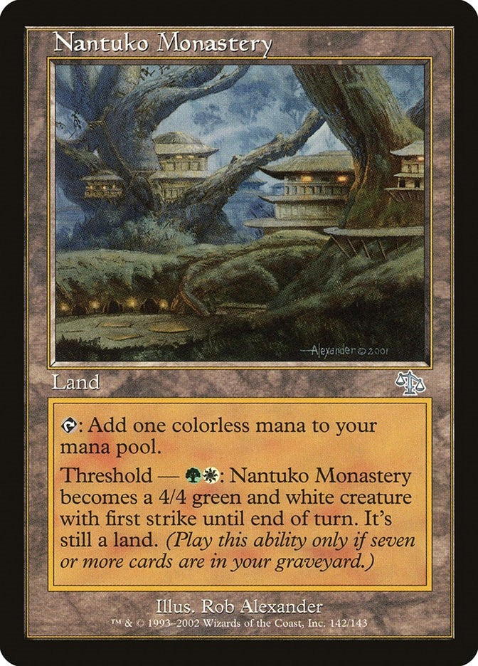 Image for Nantuko Monastery (142) (Judgment) (JUD) - Magic: The Gathering