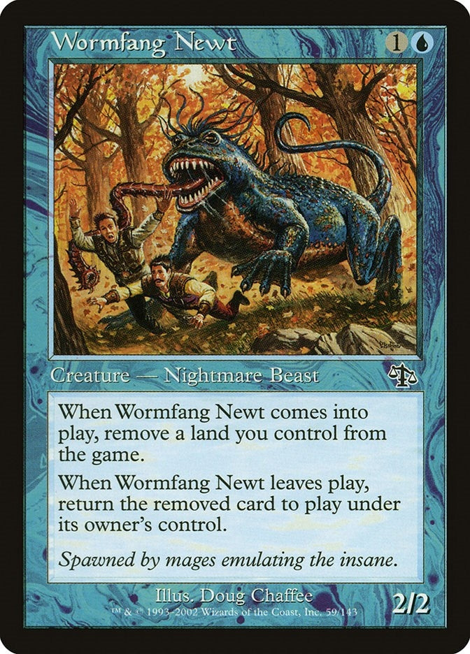 Image for Wormfang Newt (59) (Judgment) (JUD) - Magic: The Gathering