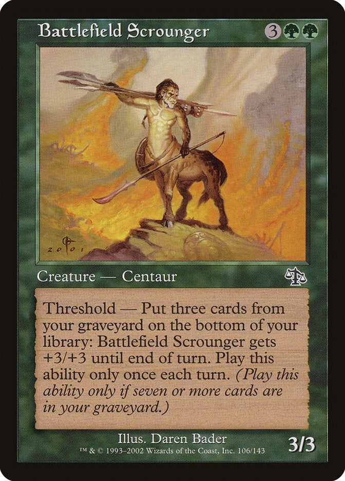 Image for Battlefield Scrounger (106) (Judgment) (JUD) - Magic: The Gathering