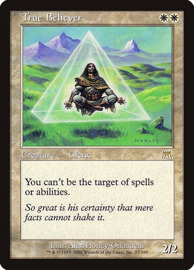 Image for True Believer (57) (Onslaught) (ONS) - Magic: The Gathering