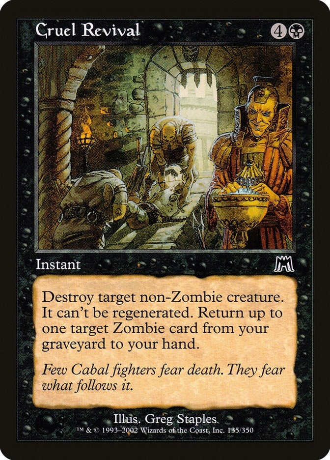Image for Cruel Revival (135) (Onslaught) (ONS) - Magic: The Gathering