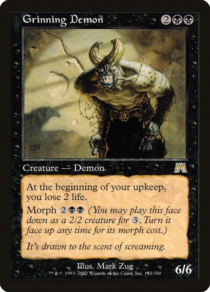 Image for Grinning Demon (153) (Onslaught) (ONS) - Magic: The Gathering
