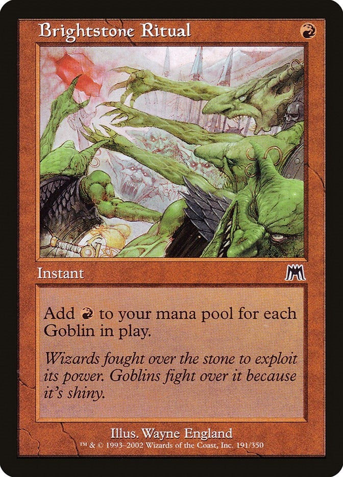 Image for Brightstone Ritual (191) (Onslaught) (ONS) - Magic: The Gathering