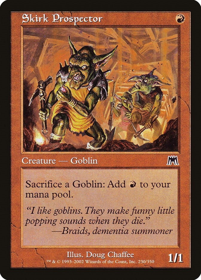 Image for Skirk Prospector (230) (Onslaught) (ONS) - Magic: The Gathering
