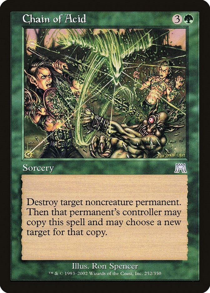 Image for Chain of Acid (252) (Onslaught) (ONS) - Magic: The Gathering