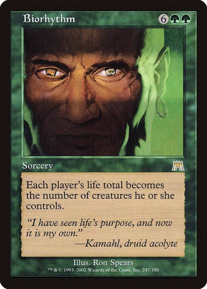 Image for Biorhythm (247) (Onslaught) (ONS) - Magic: The Gathering
