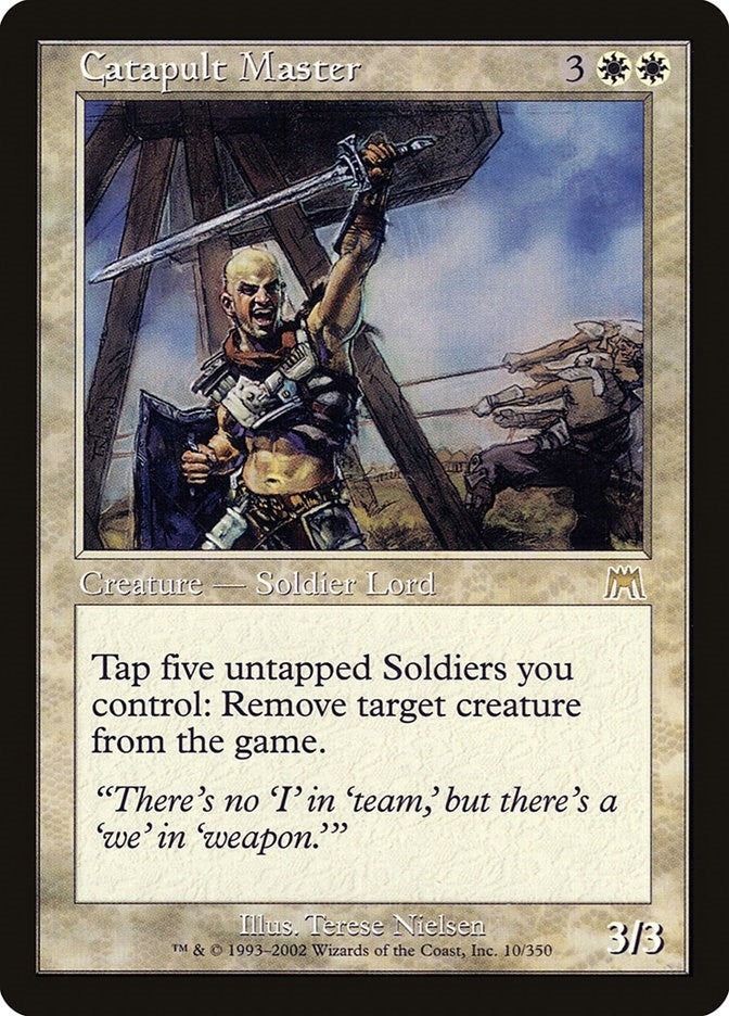 Image for Catapult Master (10) (Onslaught) (ONS) - Magic: The Gathering