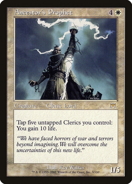Image for Ancestor's Prophet (3) (Onslaught) (ONS) - Magic: The Gathering