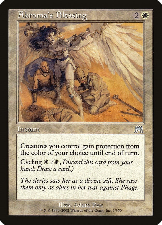 Image for Akroma's Blessing (1) (Onslaught) (ONS) - Magic: The Gathering