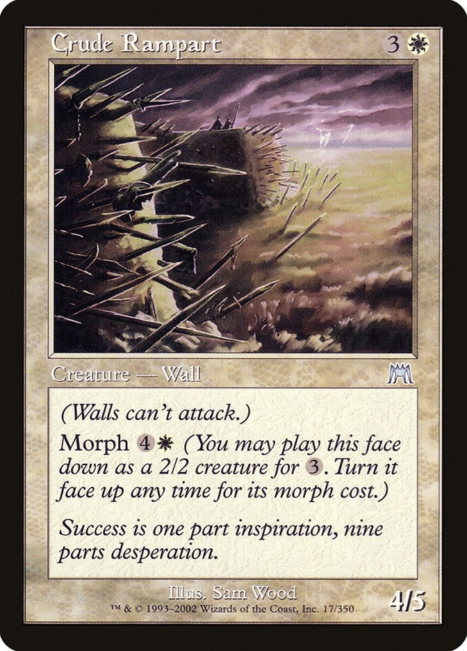 Image for Crude Rampart (17) (Onslaught) (ONS) - Magic: The Gathering