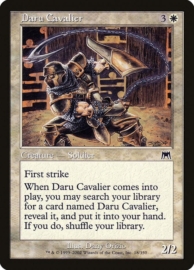 Image for Daru Cavalier (18) (Onslaught) (ONS) - Magic: The Gathering