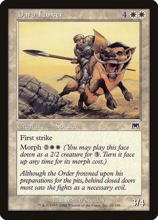 Image for Daru Lancer (20) (Onslaught) (ONS) - Magic: The Gathering