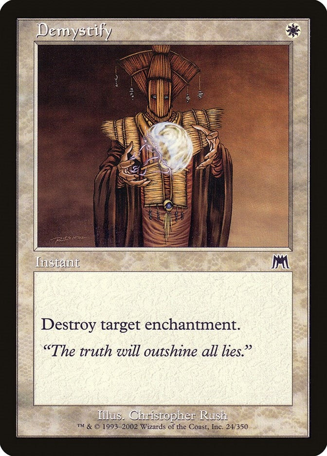 Image for Demystify (24) (Onslaught) (ONS) - Magic: The Gathering