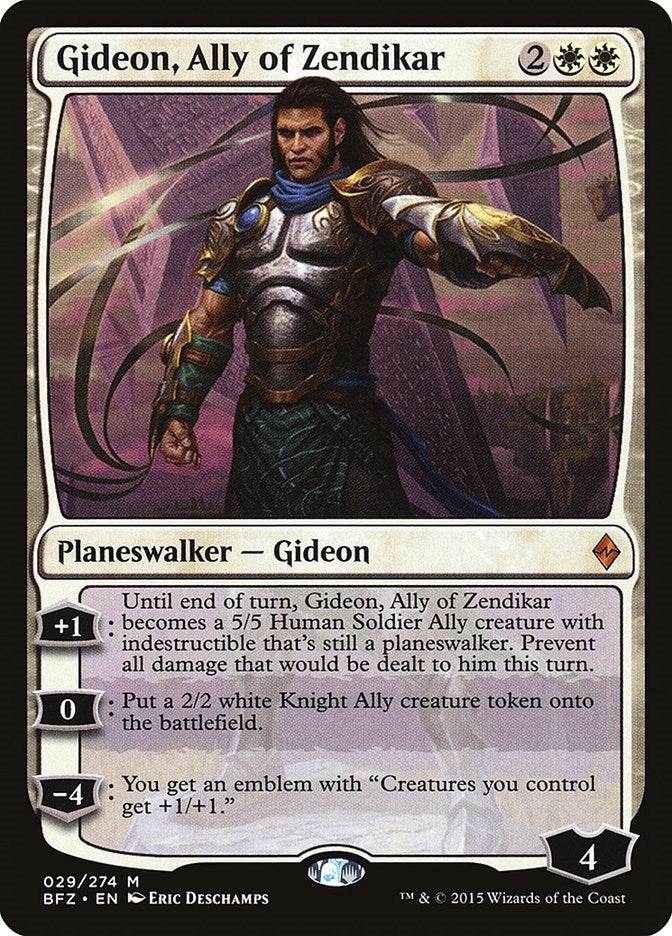 Image for Gideon, Ally of Zendikar (29) (Battle for Zendikar) - Magic: The Gathering