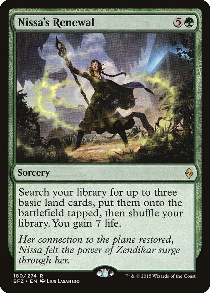 Image for Nissa's Renewal (180) (Battle for Zendikar) - Magic: The Gathering