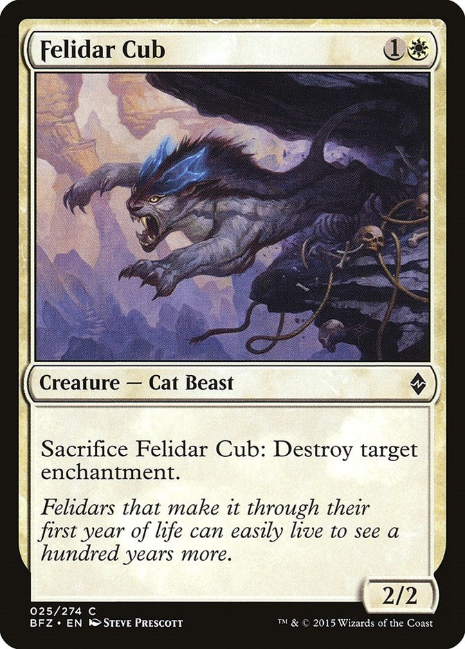 Image for Felidar Cub (25) (Battle for Zendikar) - Magic: The Gathering