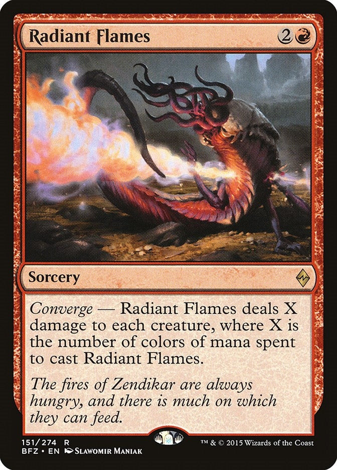 Image for Radiant Flames (151) (Battle for Zendikar) - Magic: The Gathering