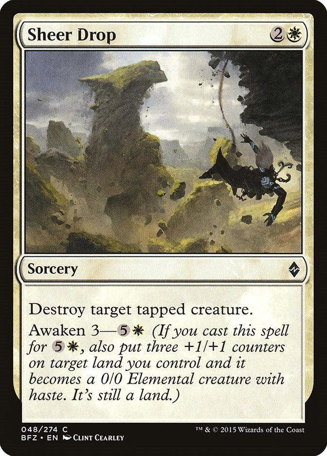 Image for Sheer Drop (48) (Battle for Zendikar) - Magic: The Gathering