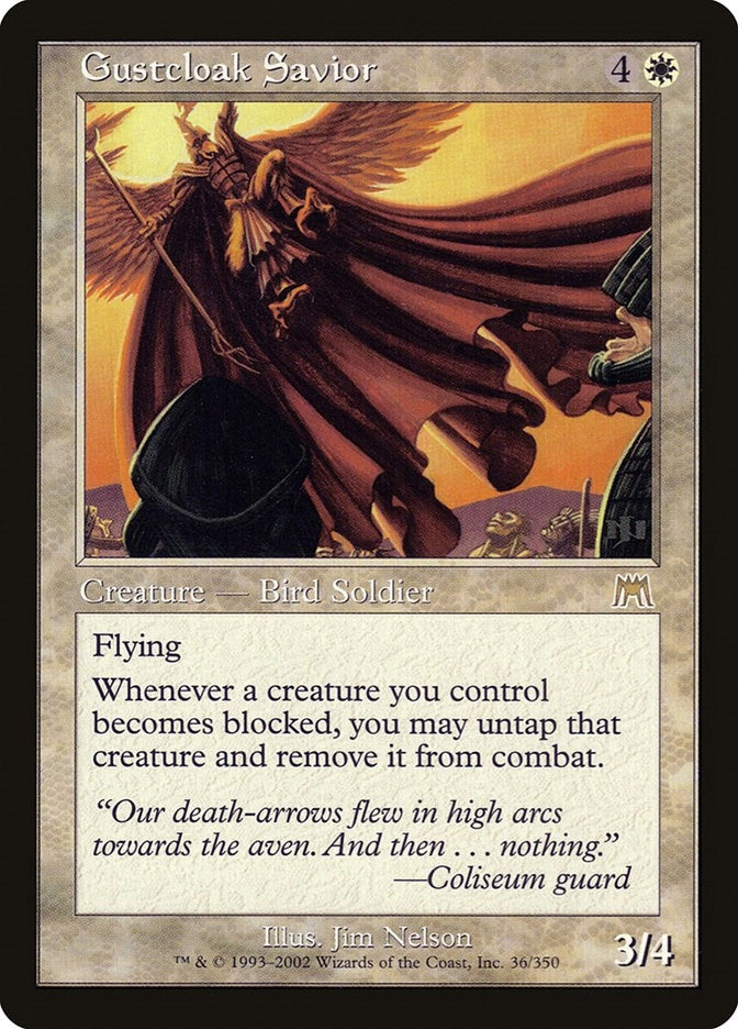 Image for Gustcloak Savior (36) (Onslaught) (ONS) - Magic: The Gathering