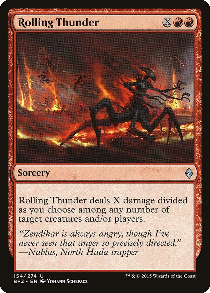 Image for Rolling Thunder (154) (Battle for Zendikar) - Magic: The Gathering