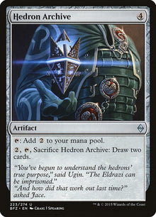 Image for Hedron Archive (223) (Battle for Zendikar) - Magic: The Gathering