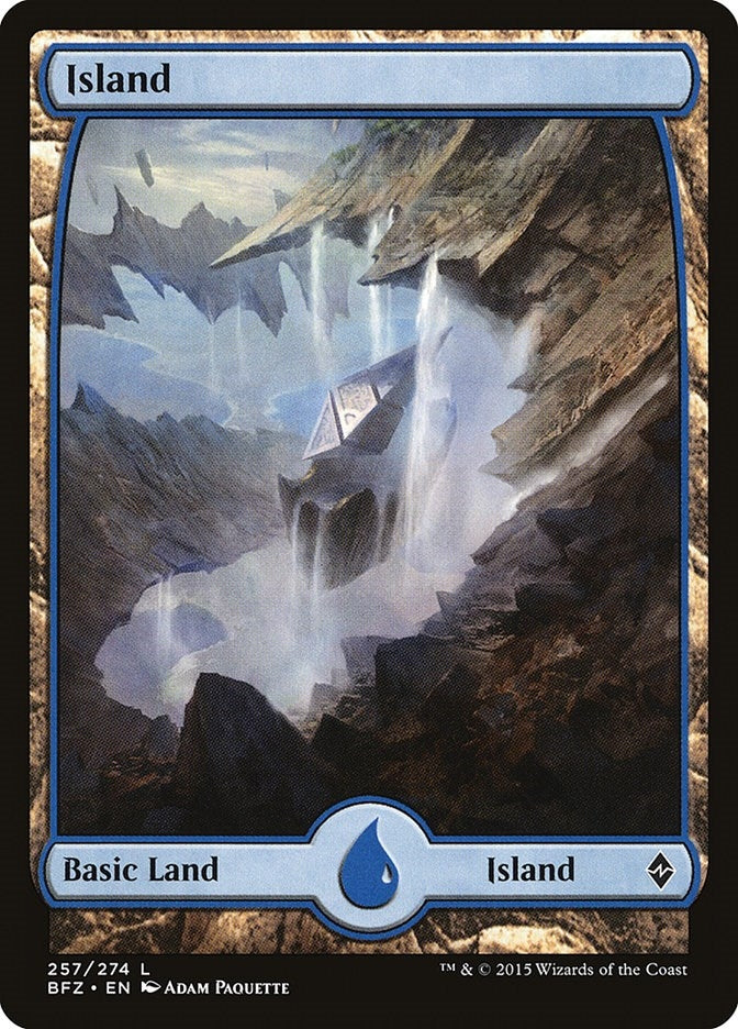 Image for Island (257) - Full Art (257) (Battle for Zendikar) - Magic: The Gathering