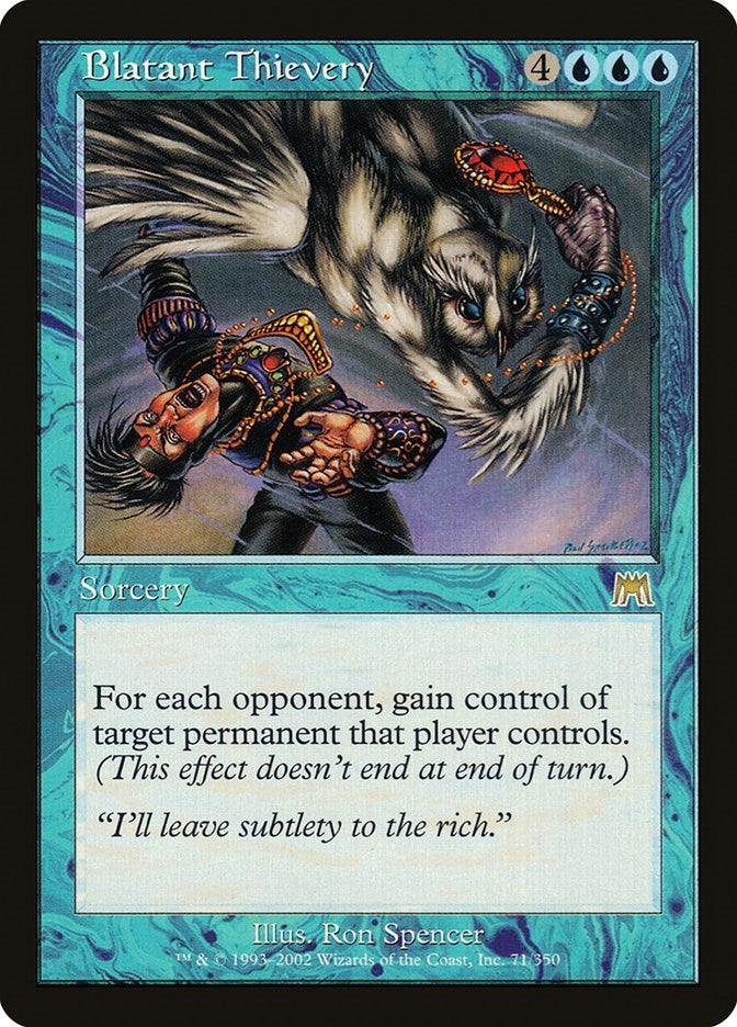 Image for Blatant Thievery (71) (Onslaught) (ONS) - Magic: The Gathering
