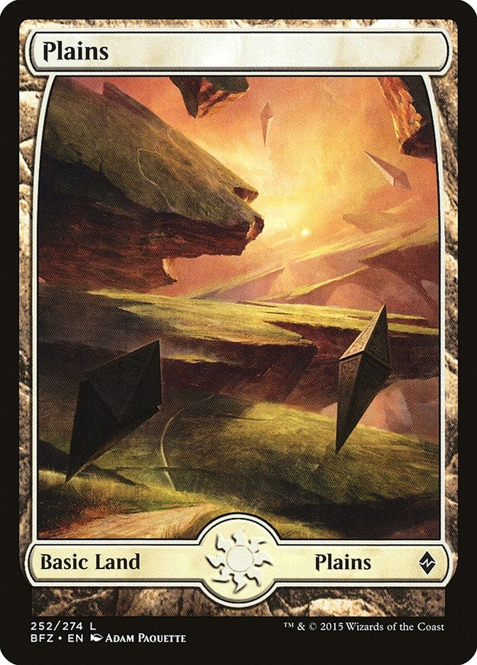 Image for Plains (252) - Full Art (252) (Battle for Zendikar) - Magic: The Gathering
