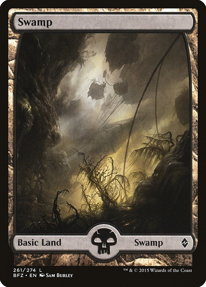 Image for Swamp (261) - Full Art (261) (Battle for Zendikar) - Magic: The Gathering