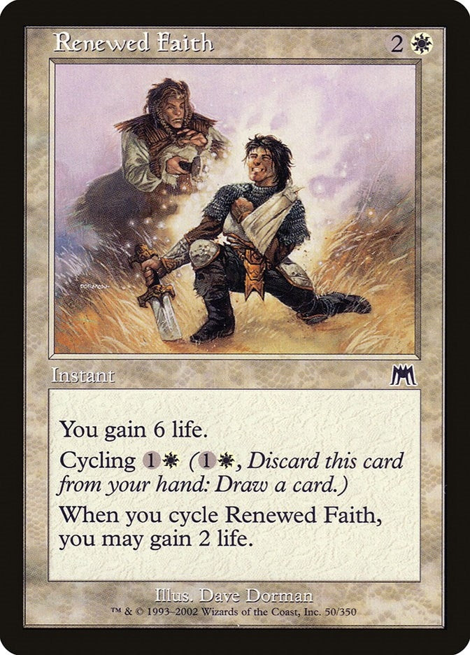 Image for Renewed Faith (50) (Onslaught) (ONS) - Magic: The Gathering