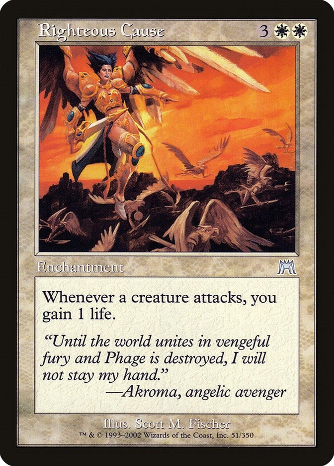 Image for Righteous Cause (51) (Onslaught) (ONS) - Magic: The Gathering
