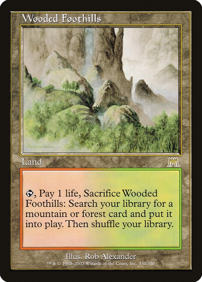 Image for Wooded Foothills (330) (Onslaught) - Magic: The Gathering