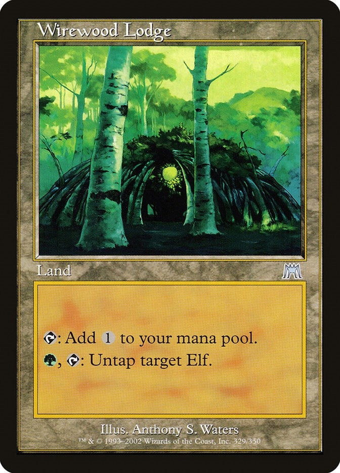 Image for Wirewood Lodge (329) (Onslaught) (ONS) - Magic: The Gathering