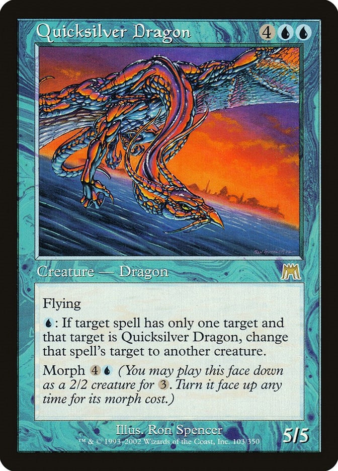 Image for Quicksilver Dragon (103) (Onslaught) (ONS) - Magic: The Gathering