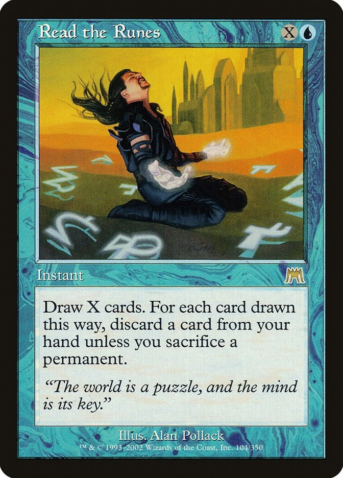 Image for Read the Runes (104) (Onslaught) (ONS) - Magic: The Gathering