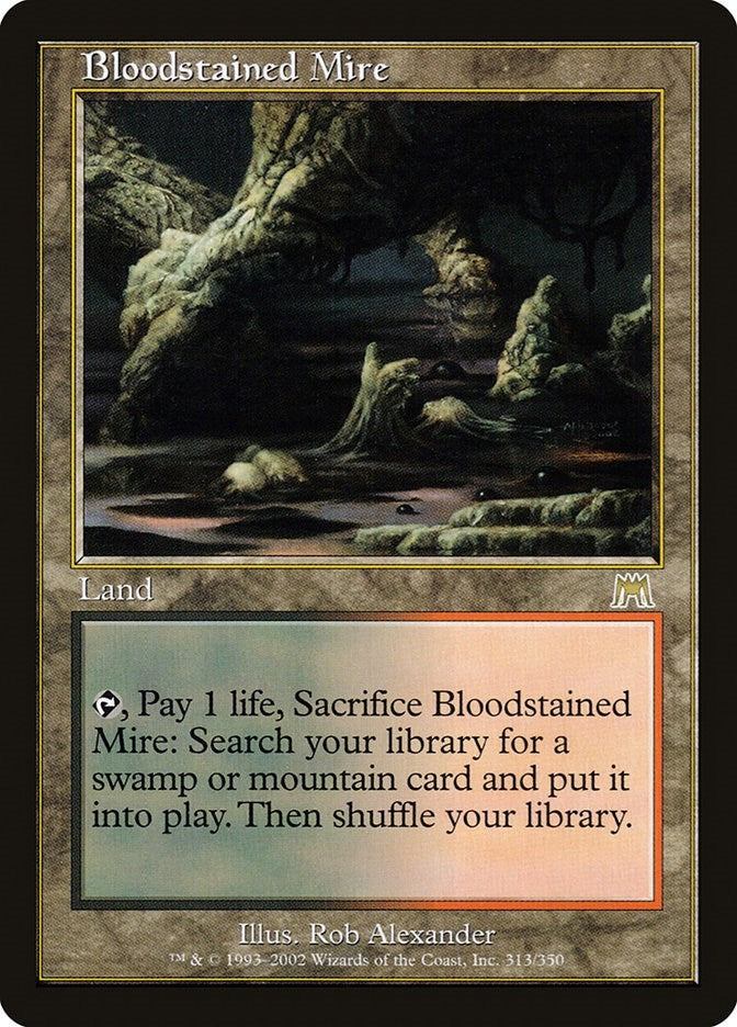 Image for Bloodstained Mire (313) (Onslaught) (ONS) - Magic: The Gathering