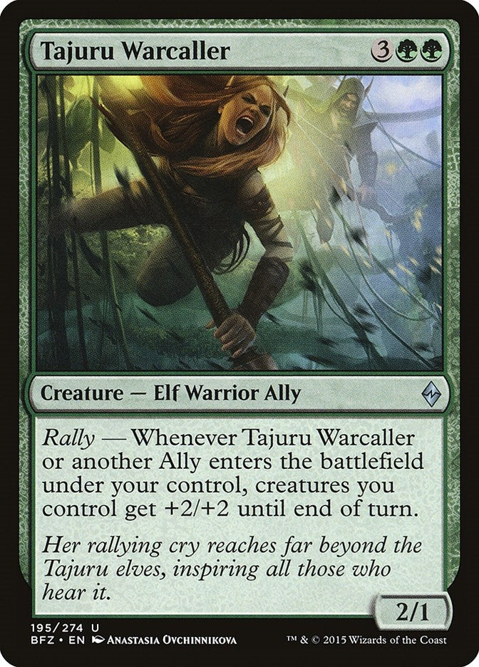 Image for Tajuru Warcaller (195) (Battle for Zendikar) - Magic: The Gathering