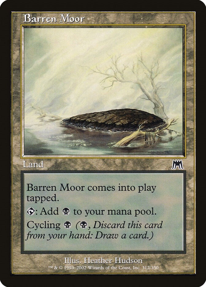 Image for Barren Moor (312) (Onslaught) (ONS) - Magic: The Gathering