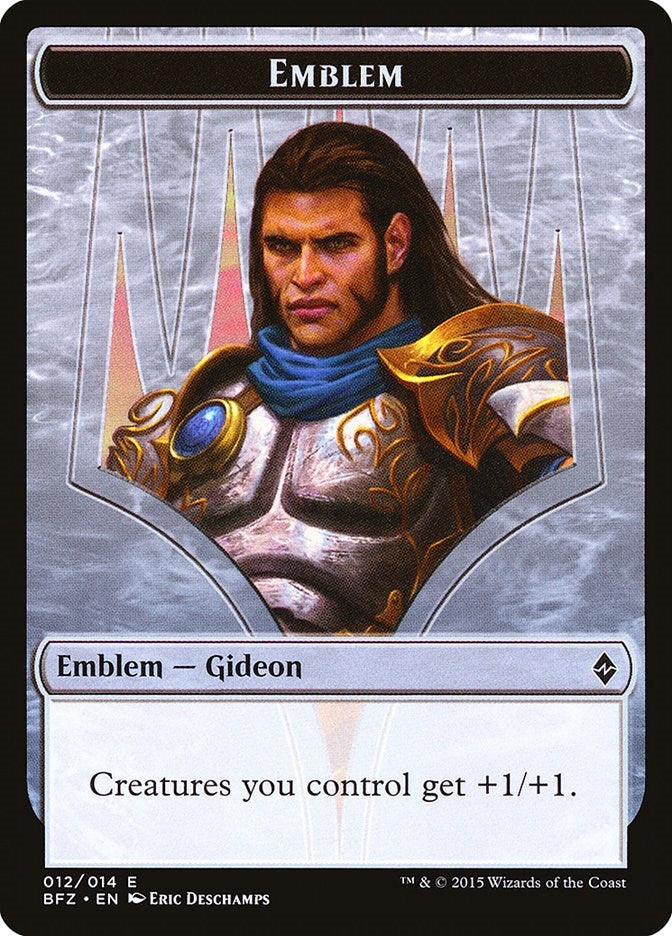 Image for Emblem - Gideon, Ally of Zendikar (12) (Battle for Zendikar) - Magic: The Gathering