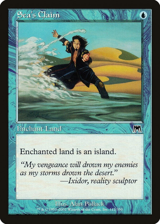 Image for Sea's Claim (113) (Onslaught) (ONS) - Magic: The Gathering