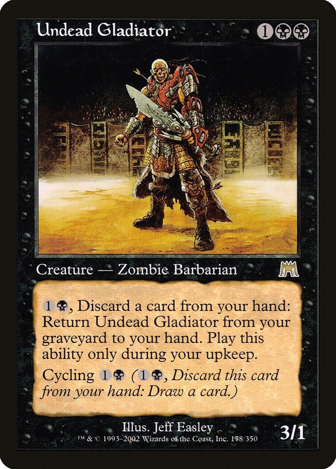 Image for Undead Gladiator (178) (Onslaught) (ONS) - Magic: The Gathering