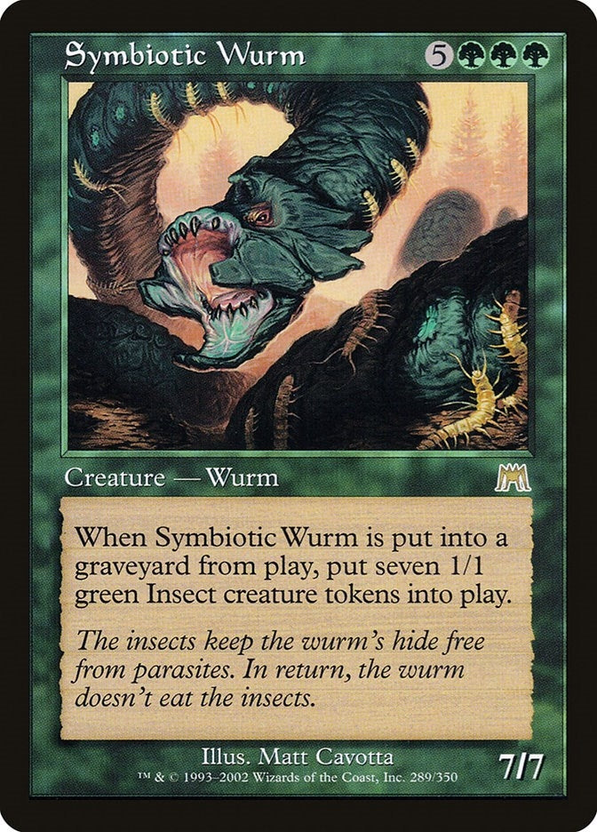 Image for Symbiotic Wurm (289) (Onslaught) (ONS) - Magic: The Gathering