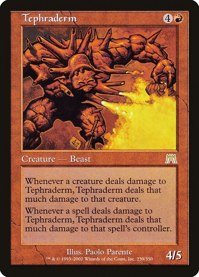 Image for Tephraderm (239) (Onslaught) (ONS) - Magic: The Gathering