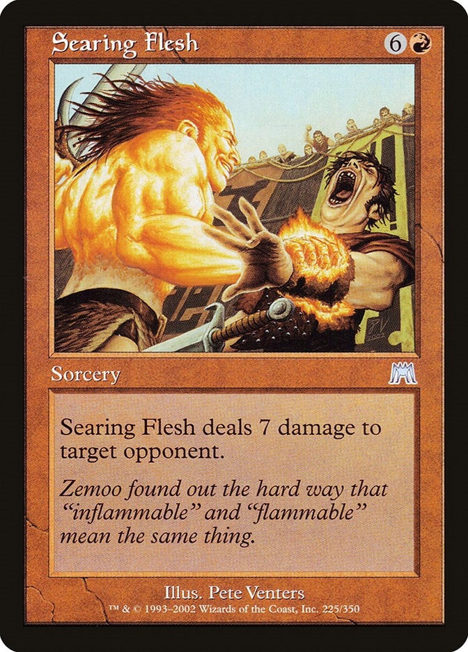 Image for Searing Flesh (225) (Onslaught) (ONS) - Magic: The Gathering