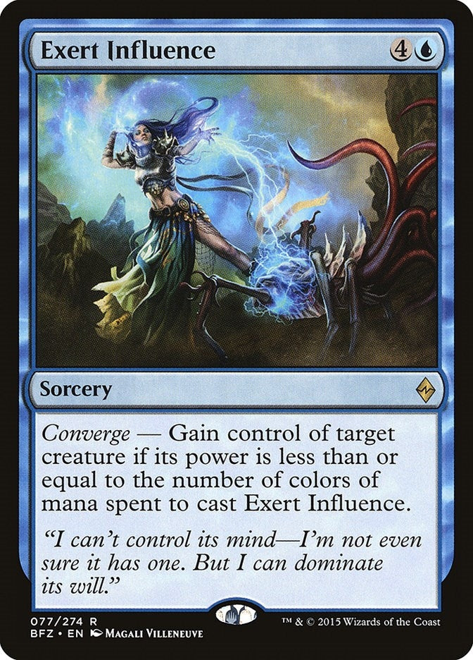 Image for Exert Influence (77) (Battle for Zendikar) - Magic: The Gathering