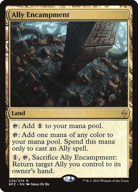 Image for Ally Encampment (228) (Battle for Zendikar) - Magic: The Gathering