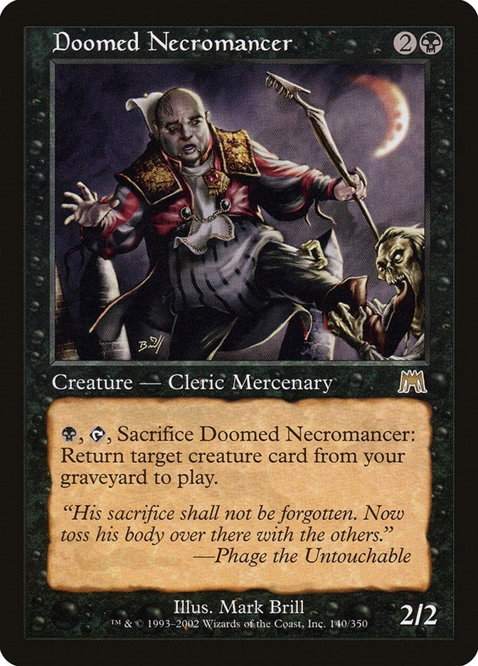 Image for Doomed Necromancer (140) (Onslaught) (ONS) - Magic: The Gathering
