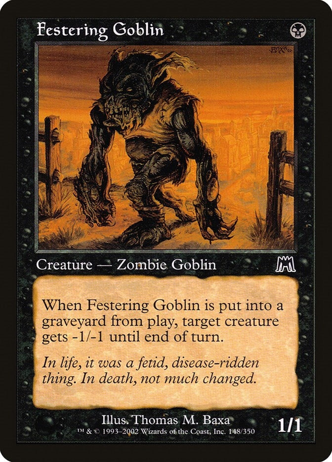 Image for Festering Goblin (148) (Onslaught) (ONS) - Magic: The Gathering